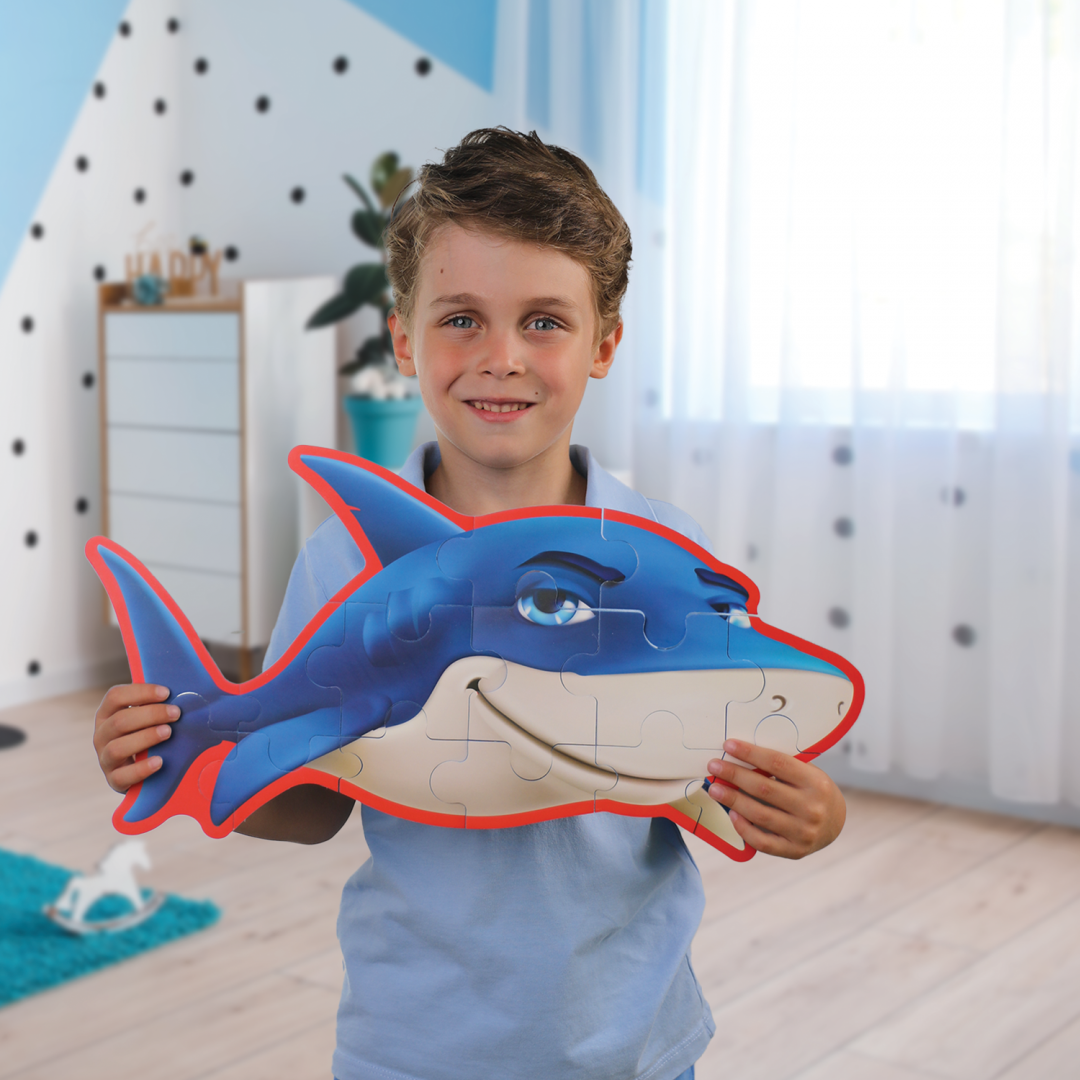 Puzzle din Spuma EVA, Mega, 15 Piese, Puedo — Puedo Toys
