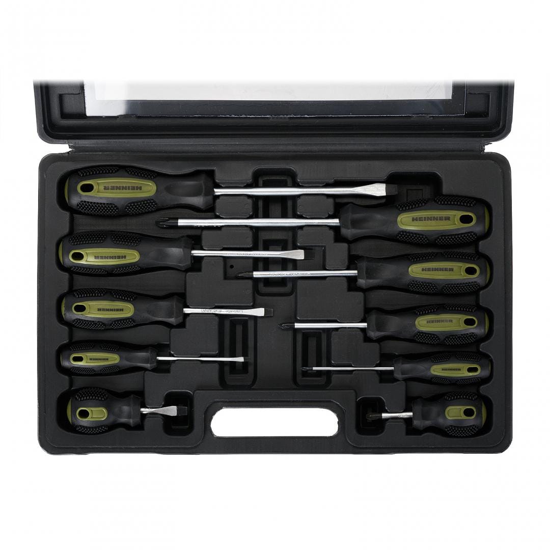 Heinner Set scule Set Surubelnite Heinner PCSS011 | 10 Piese, CR-V
