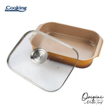 Heinner Tava Tava Cuptor Heinner HR-BJK-TV85 | 39x26cm, 6L, Aluminiu Turnat, Cu Capac