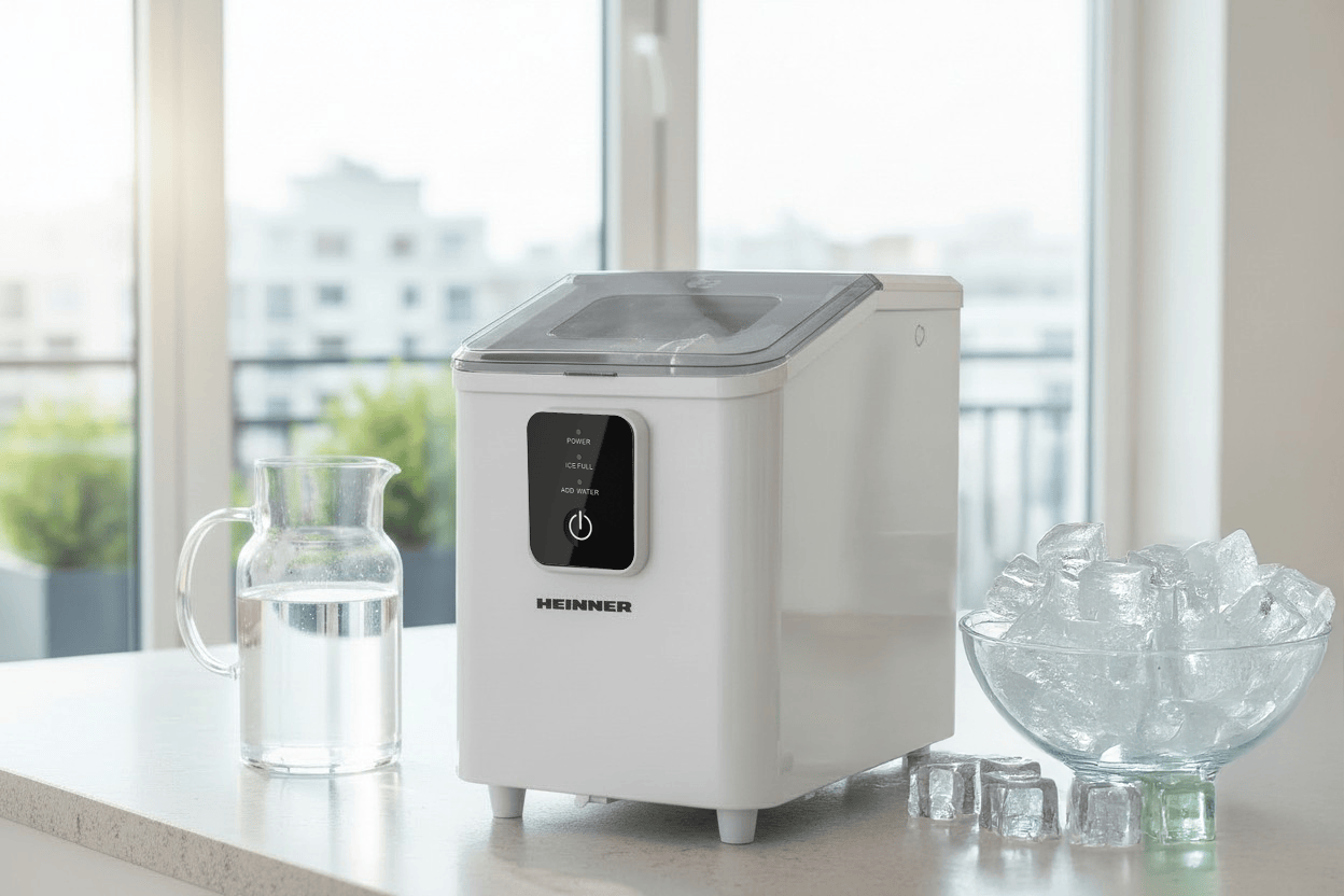 HEINNER Mașină de cuburi gheață HEINNER Frosty Breeze HIM-DW120WH