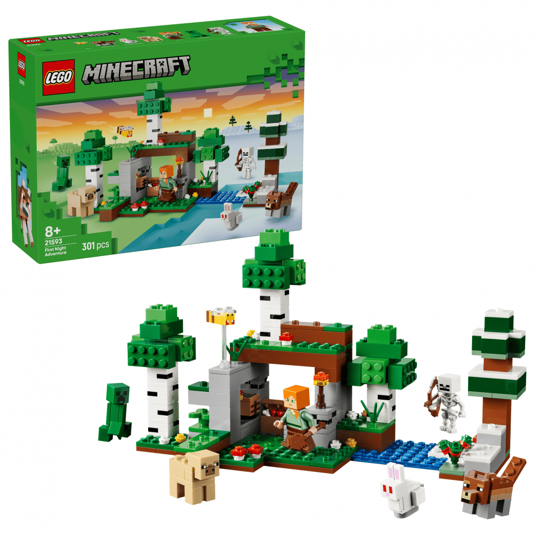 Lego Jucării Set Constructie LEGO 21593 | Prima Aventura pe Timp de Noapte