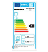 Heinner Cuptor incorporabil Cuptor Incorporabil Heinner HBO-V659GCDRC-GBK | 65L, Clasa A, Gaz, Grill Electric, Negru, 59.5x55x59.5cm