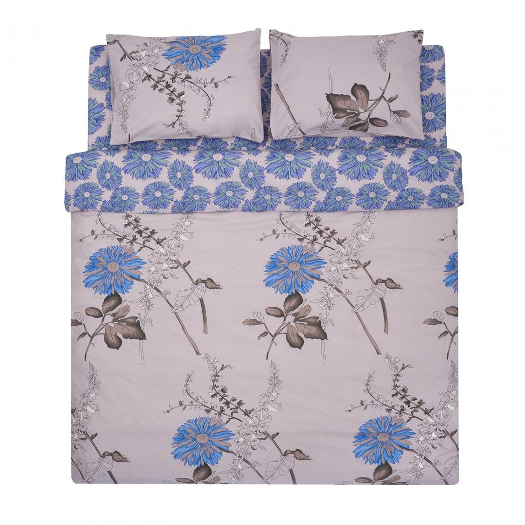 Heinner Lenjerie de pat Lenjerie Pat Heinner HR-4BED-132-FLO | DBL, 100% BBC, 132TC, Floral