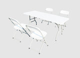 Heinner Set tenis de masa Set Masa Cu 4 Scaune Heinner DMSP001 | Plastic, Pliabile, Portabil