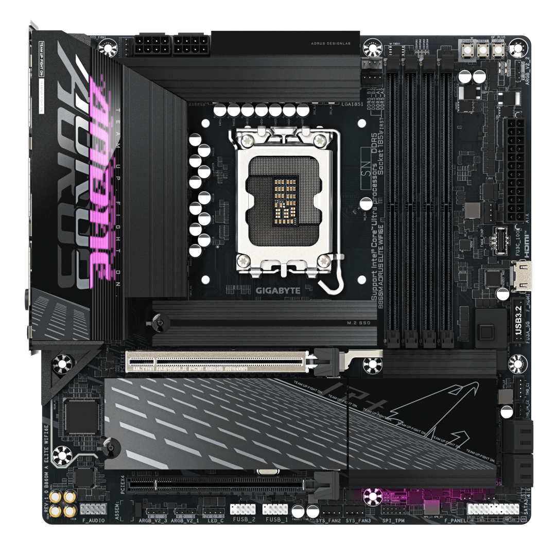 GIGABYTE Placa de Baza GIGABYTE B860M AORUS ELITE WIFI6E LGA1851