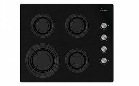 Fram Plita incorporabila Plita Incorporabila Fram FBH-M4IRF-GBK | 4 Arzatoare, Inductie si Gaz, Negru, 60x51cm