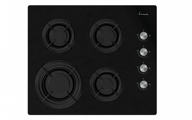 Fram Plita incorporabila Plita Incorporabila Fram FBH-M4IRF-GBK | 4 Arzatoare, Inductie si Gaz, Negru, 60x51cm