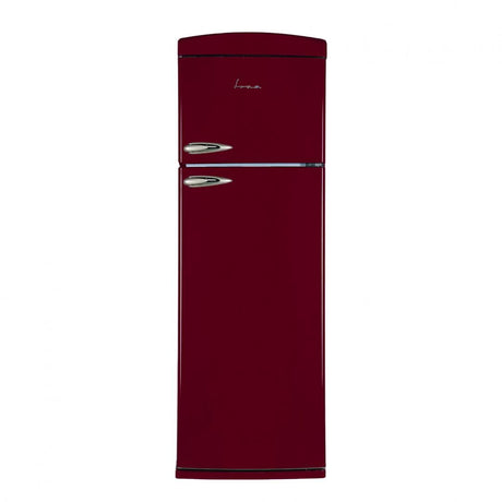 Fram Frigider [RESIGILAT] Frigider cu 2 usi Fram FDD-VRR311BDF+ | 311L, Clasa F, LED, Burgundy, 60.5x63.5x179.4cm