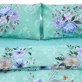 Heinner Lenjerie de pat Lenjerie de Pat Heinner HR-DBL132-SPG | Dubla, 100% Bumbac, 4 Piese, Spring
