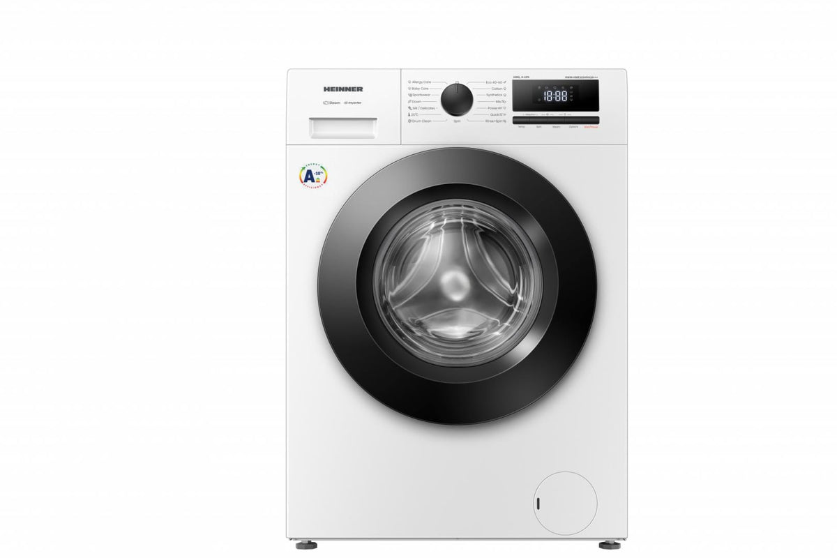 Heinner Resigilat - Masina de spalat rufe [RESIGILAT] Masina de spalat rufe Heinner HWM-HME1014IVA10+++ | 10kg, 1400RPM, A-10%, Inverter, Display, 59.5x58x84.5cm
