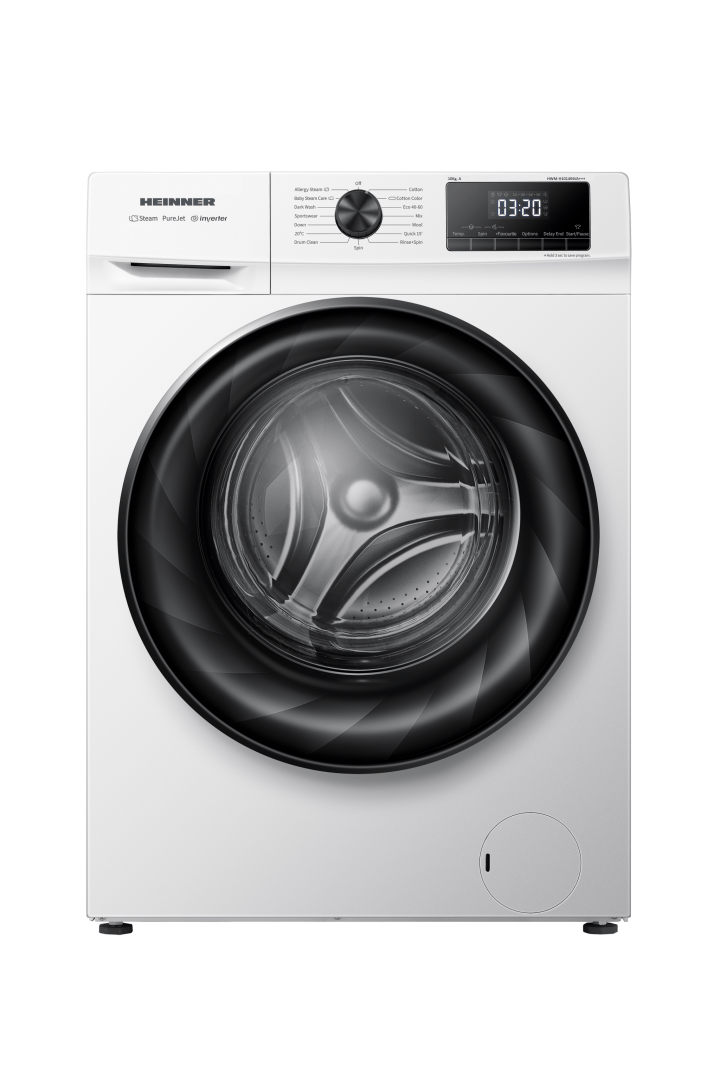 Heinner Masina de spalat rufe Masina de spalat rufe Heinner HWM-H1014INVA+++ | 10kg, 1400RPM, Inverter, A+++, 60x64x85cm