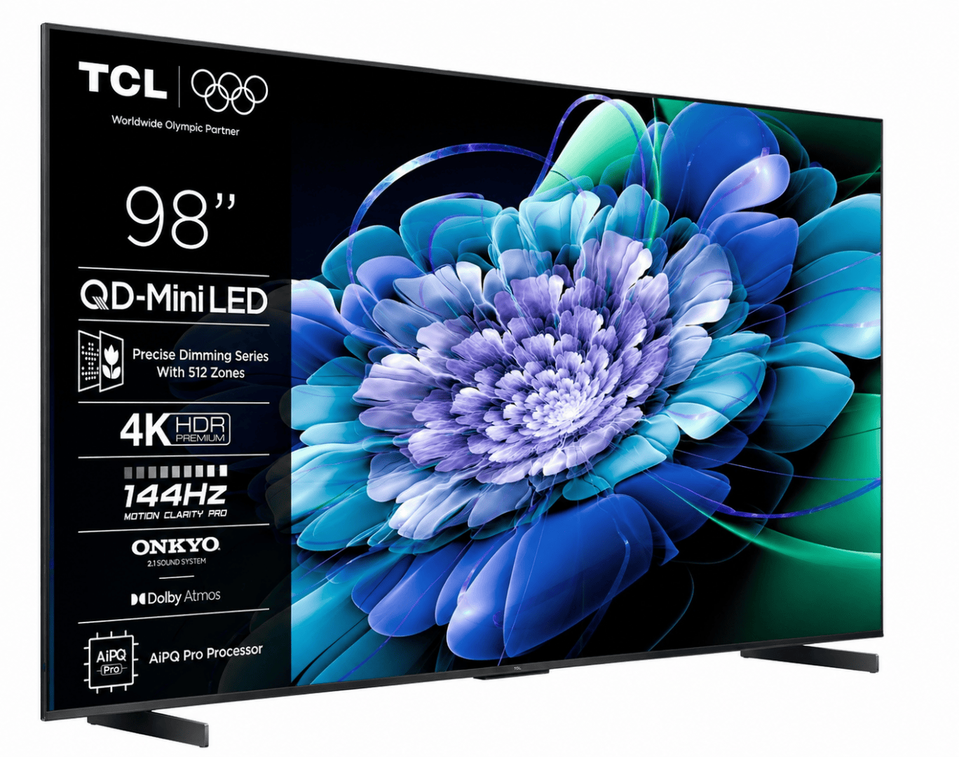 TCL Televizor TCL MiniLed 98C61K, 248 cm, Smart Google TV, 4K, 120Hz