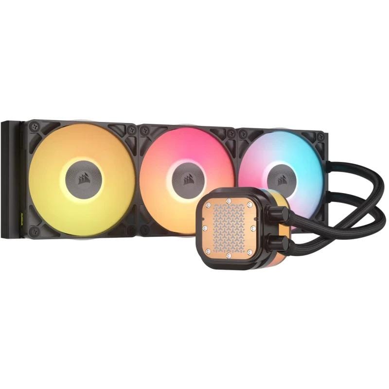 Corsair Cooler procesor Cooler Procesor CORSAIR iCUE LINK TITAN 360 RX LCD CW-9061023-WW | Radiator 360mm, LCD, RGB, Negru