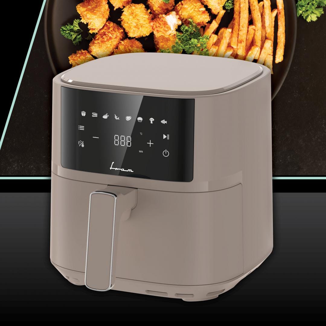 Fram Air Fryer Friteuza cu aer cald FRAM FAF-B6CR17SQ | 6L, 1700W, Digital