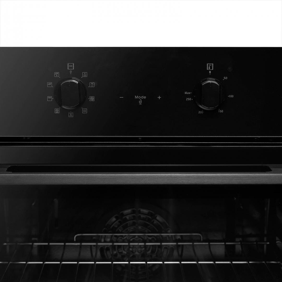 Heinner Cuptor incorporabil Cuptor Incorporabil Heinner HBO-V659GCD-GBK | 65L, Gaz, Grill Electric, Negru, 59.5x55x59.5cm