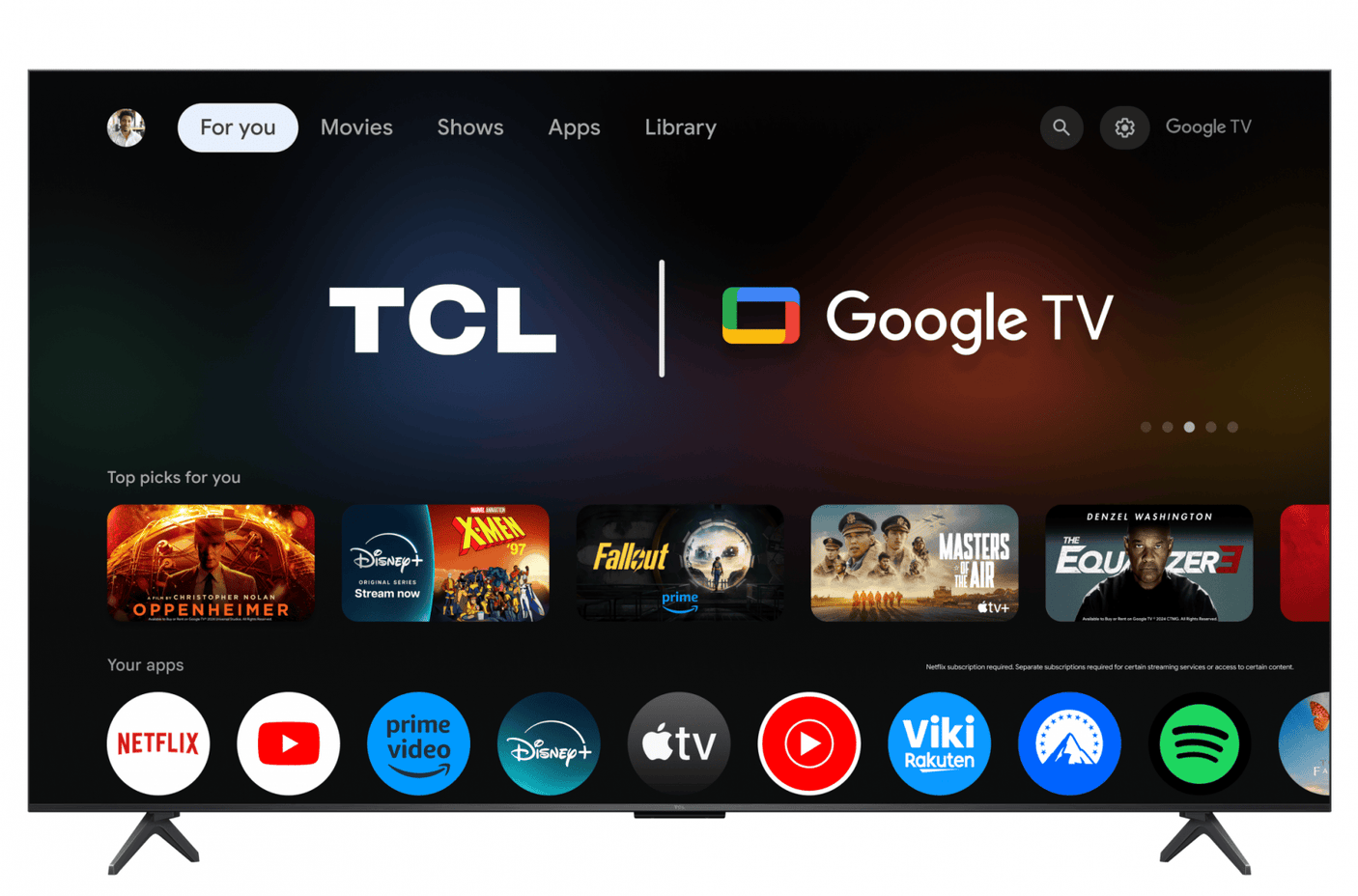 TCL Televizoare Televizor TCL Mini LED 65C61KS | 164 cm, Smart Google TV, 4K Ultra HD, (Model 2025)