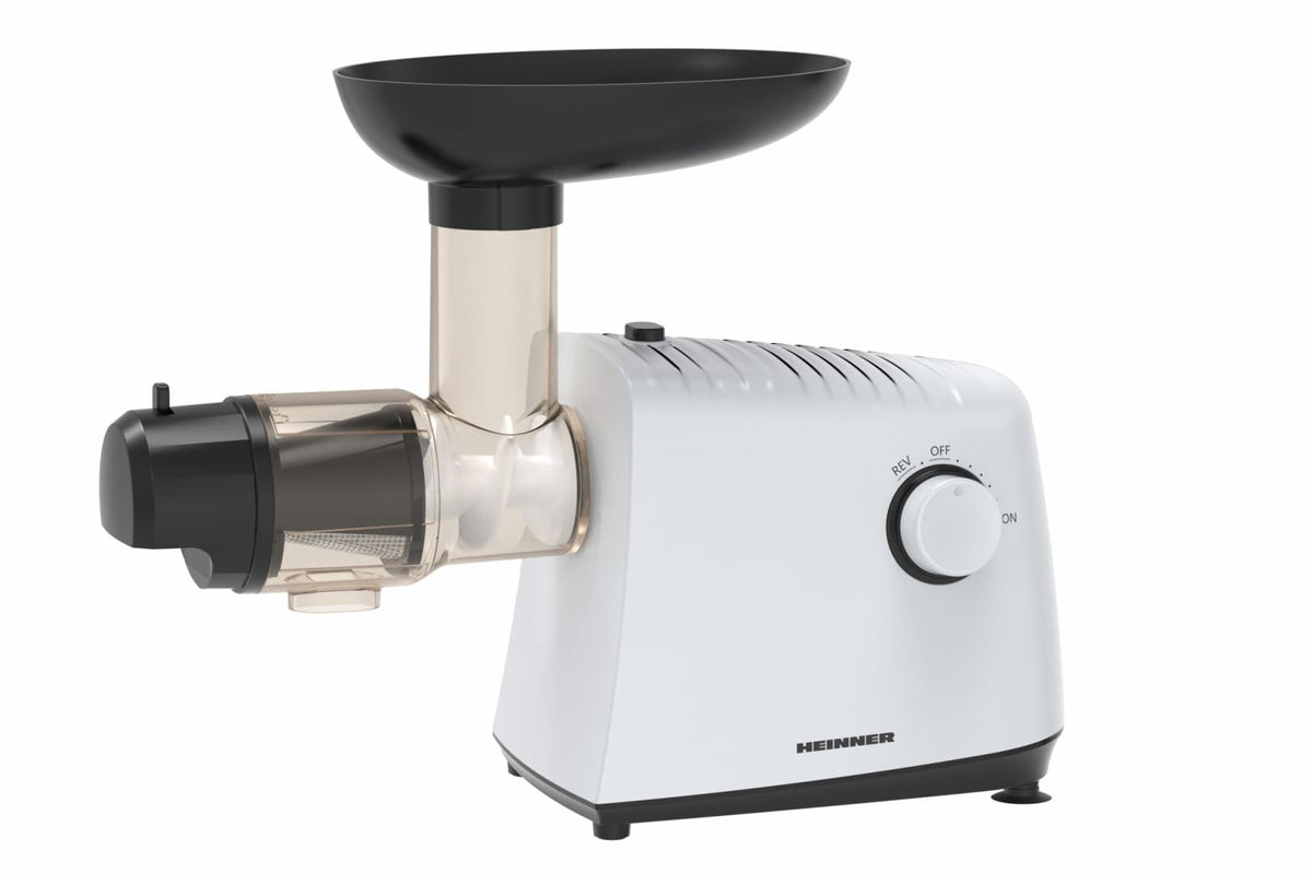 Heinner Resigilat - Storcator de fructe [RESIGILAT] Masina de Pasat Rosii Heinner HTG-LK13WH | 1340W, 34kg/h, Reverse, Alb