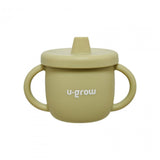 Set Diversificare 3 Piese Silicon : Bol, Farfurie și Cana cu Cioc, Olive, U-grow