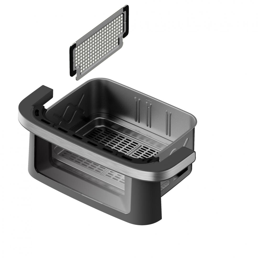 Heinner Air Fryer Air Fryer Heinner HAF-C10DB22GREY | Dubla, 10L, 2400W, Gri