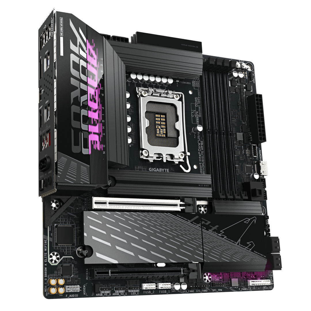 GIGABYTE Placa de Baza GIGABYTE B860M AORUS ELITE WIFI6E LGA1851