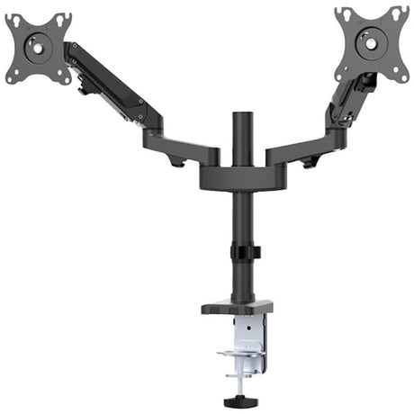 NEOMOUNTS Brat de birou pentru monitor Neomounts, poate sustine 2 monitoare cu diagonala display 17-27", suporta pana la 14kg per monitor, full motion, +45°, -45° inclinatie, +90°, -90° swivel, +180°, -180° rot
