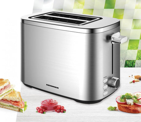 Heinner Prajitor de paine Prajitor de Paine Heinner HTP-800SS | 800W, 2 Felii, Inox