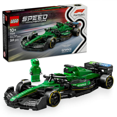 Set Constructie LEGO Speed Champions 77245 | Aston Martin F1 AMR24, Masina Curse, Cadou