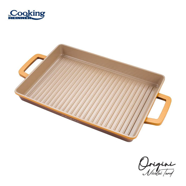 Heinner Tava Tava Gratar Heinner HR-BJK-G36 | Aluminiu Turnat, 36x26.4cm, Nicolai Tand
