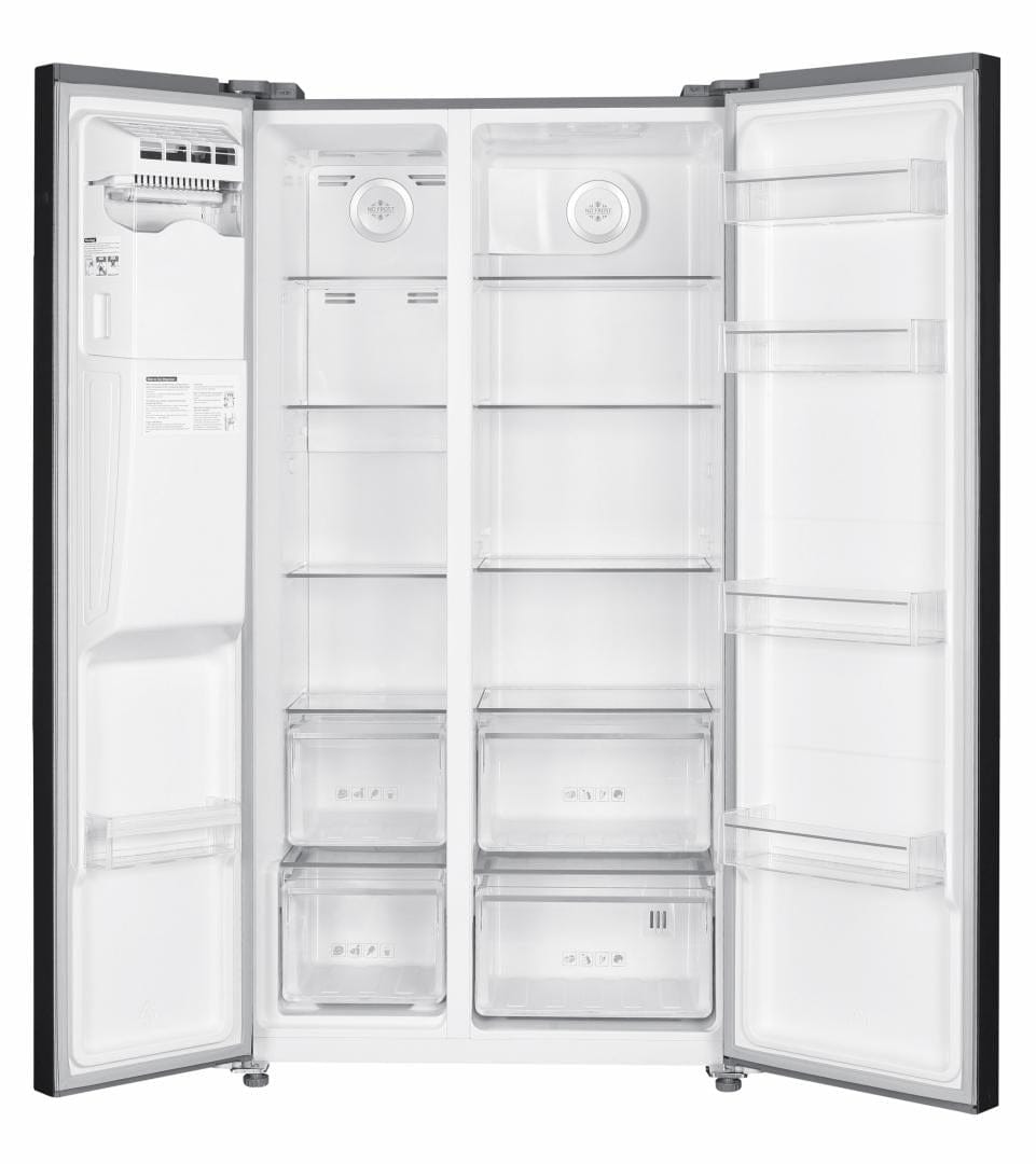 Heinner Side by side Side by Side Heinner HSBS-HM513NFIMDXE++ | 513L, No Frost, Clasa E, Inox, 90x66x177cm
