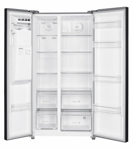 Heinner Side by side Side by Side Heinner HSBS-HM513NFIMDXE++ | 513L, No Frost, Clasa E, Inox, 90x66x177cm