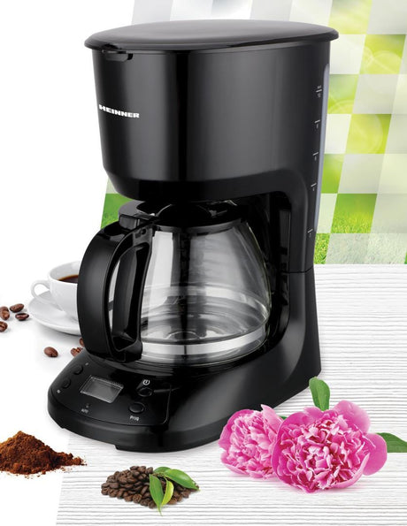 Heinner Cafetiera Cafetiera Heinner HCM-D750GCBK | Digitala, 750W, 1.5L, Negru