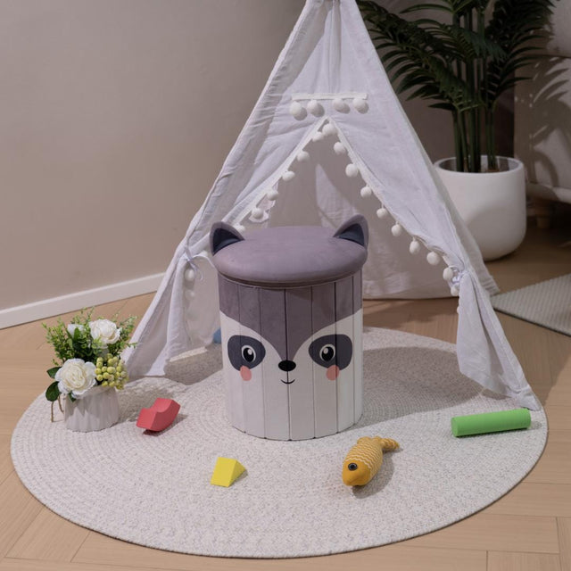 Heinner Taburet copii Taburet Copii Heinner HR-FLD28-PNDA | Figurina Panda, Design Ludic