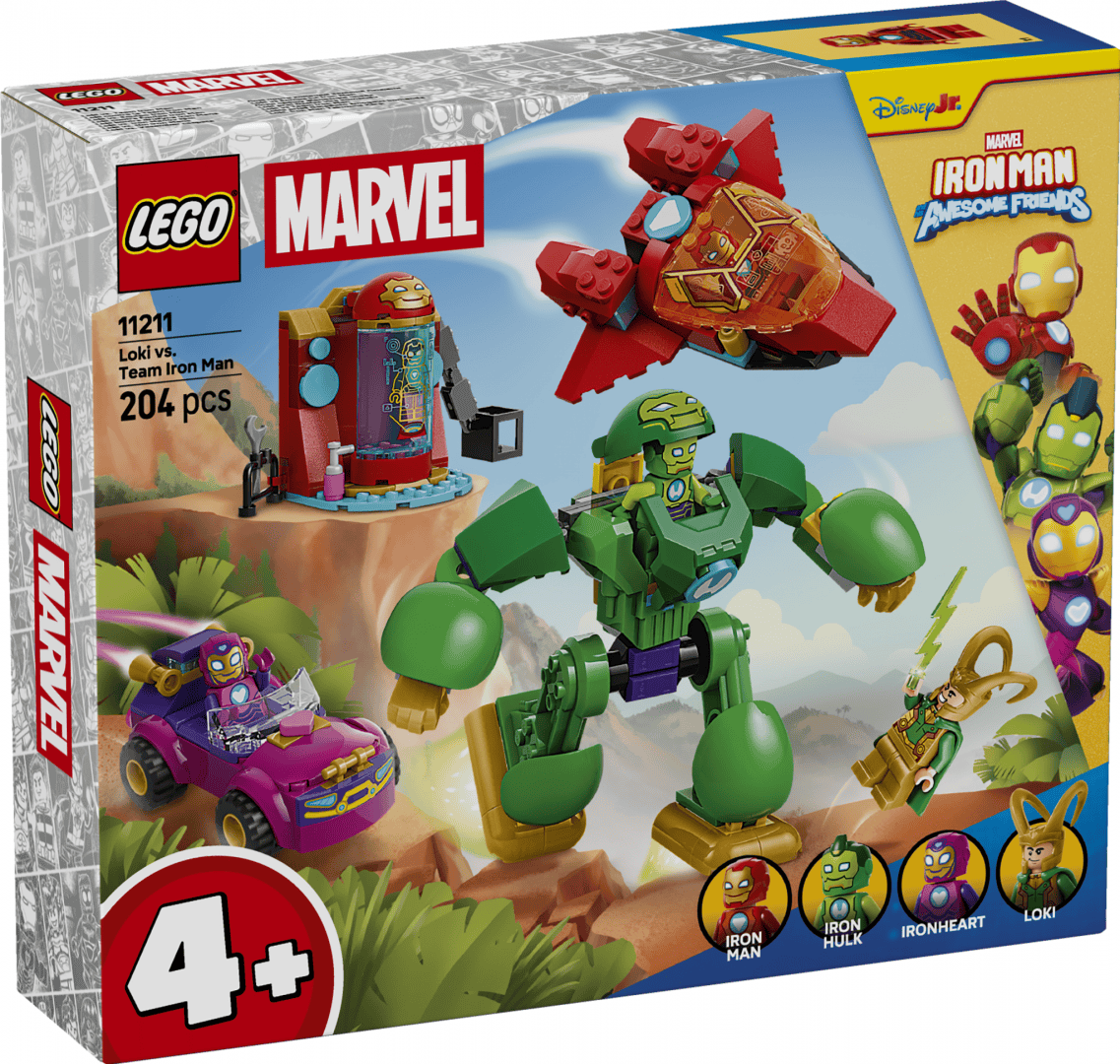 Lego Jucării Set Constructie LEGO Marvel 11211 | Loki vs Echipa lui Iron Man