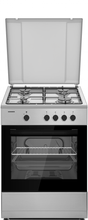 Heinner Aragaz [RESIGILAT] Aragaz Heinner HFSC-SME66ISL | 60cm, 4 Arzatoare, Cuptor Email, Aprindere Electrica, 60x60x85cm