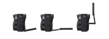 Sony Kit SONY Alpha A6400 Mirrorless 24.2MP, ISO 32000 (Extins: 102400), 1/4000s, 4K @30fps, SD/SDHC/SDXC, Rafala 11cps, WiFi/Bluetooth/NFC, Senzor APS-C, Montura Sony E, Obiectiv 16-50mm, F3.5-5.6