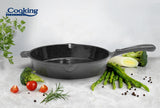 Heinner Tigaie Tigaie Heinner HR-ZVC-T26 | Fonta Emailata, 26cm, 5cm Inaltime, Marble Grey