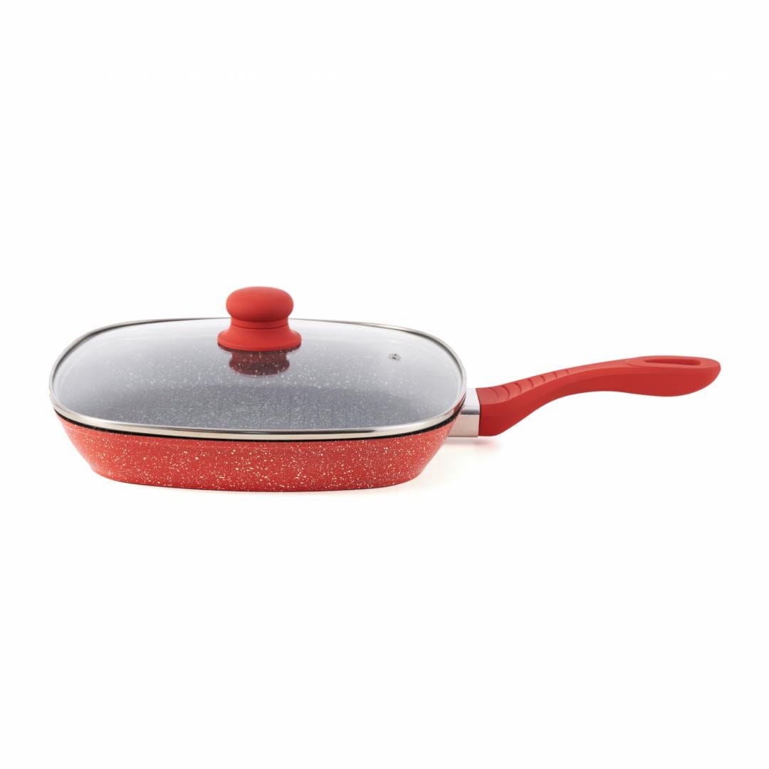 Heinner Tigaie Tigaie Grill Heinner HR-BET-OR28 | 28cm, Aluminiu, Capac, Orange