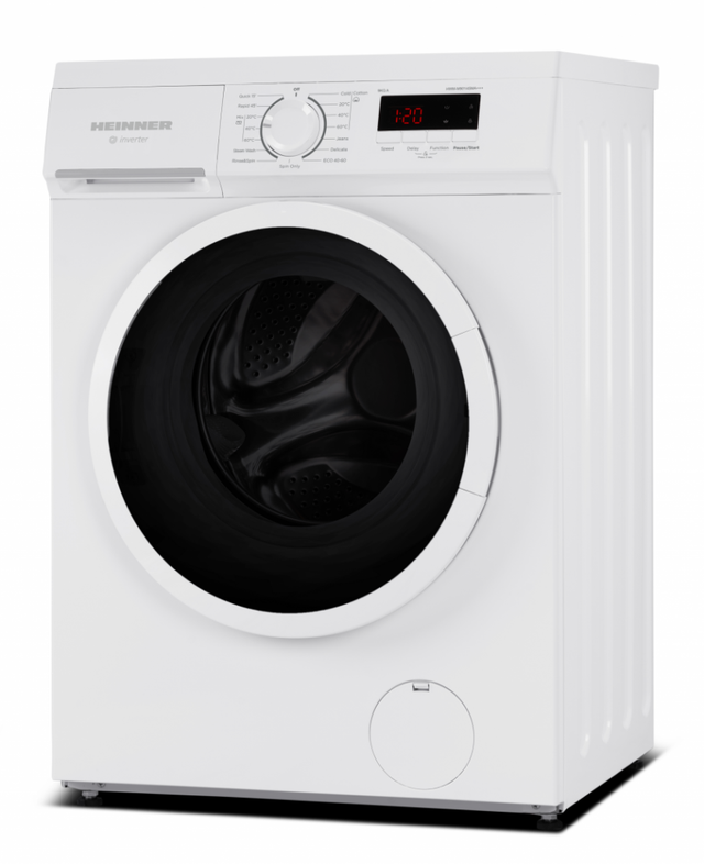 [RESIGILAT] Masina de spalat rufe Heinner HWM-M9014SMA+++ | 9kg, 1400RPM, A, Inverter, Display, 59.5x49.5x85cm