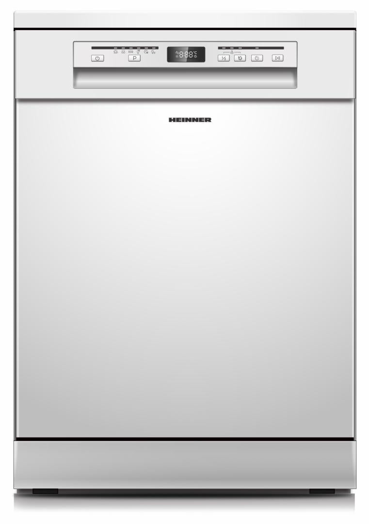 MASINA DE SPALAT VASE HEINNER HDW-FSM60614DWE++. 14 SETURI, CLASA DE EFICIENTA ENERGETICA E, CONTROL ELECTRONIC, DISPLAY