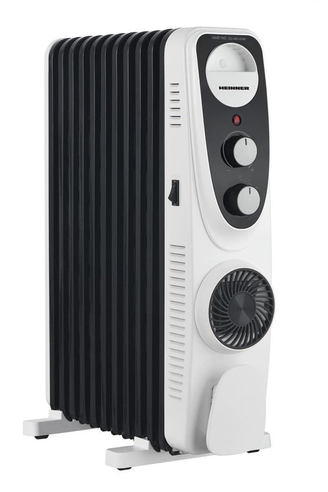 Heinner Calorifer cu ulei Calorifer Cu Ulei Heinner HOH-MVT11WH-BK | 11 Elementi, 2500W, Termostat Reglabil