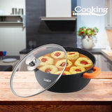 HEINNER SEMIOALA ALUMINIU TURNAT +CAPAC, 32 CM X 14.5 CM , 10 L, DARK LINE, COOKING  BY HEINNER 