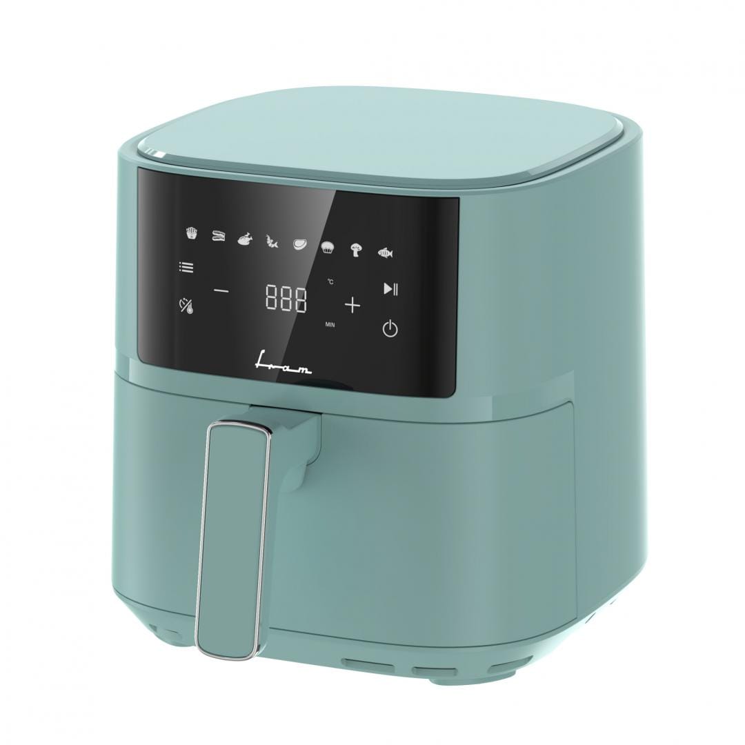 Fram Air Fryer Friteuza cu Aer Cald FRAM FAF-B6GR17SQ | 1700W, 6L, Display Digital