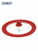 Heinner Capac oala Capac Oala Heinner HR-AER-22D26R | 22/24/26 cm, Sticla, Silicon, Rosu