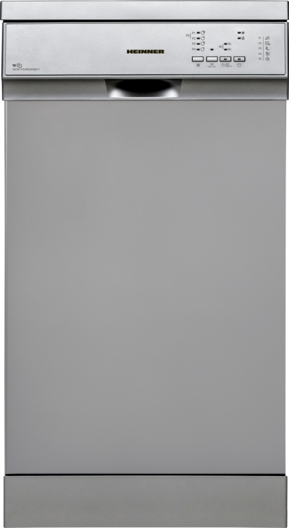 [RESIGILAT] Masina de spalat vase Heinner HDW-FS4552DSE++ | 10 seturi, Clasa E, 5 programe, Rapid 30', 44.8x59.8x85cm