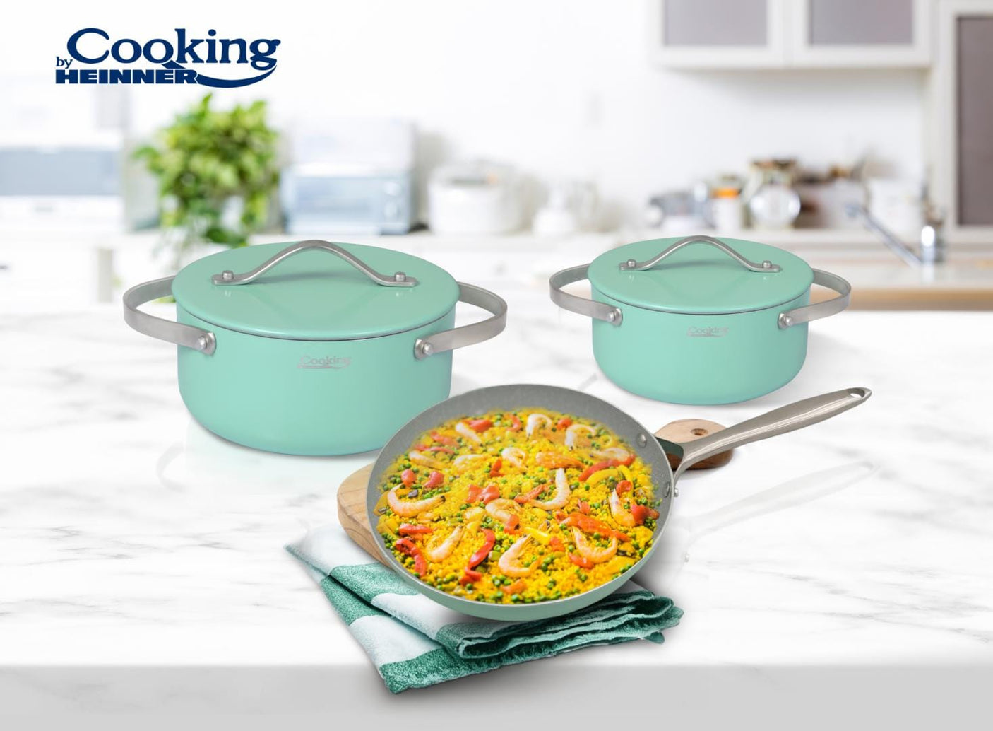 Heinner Set oale Set Oale Heinner HR-BET-5CRT | 5 Piese, Aluminiu Presat, Cooking By Heinner Creta