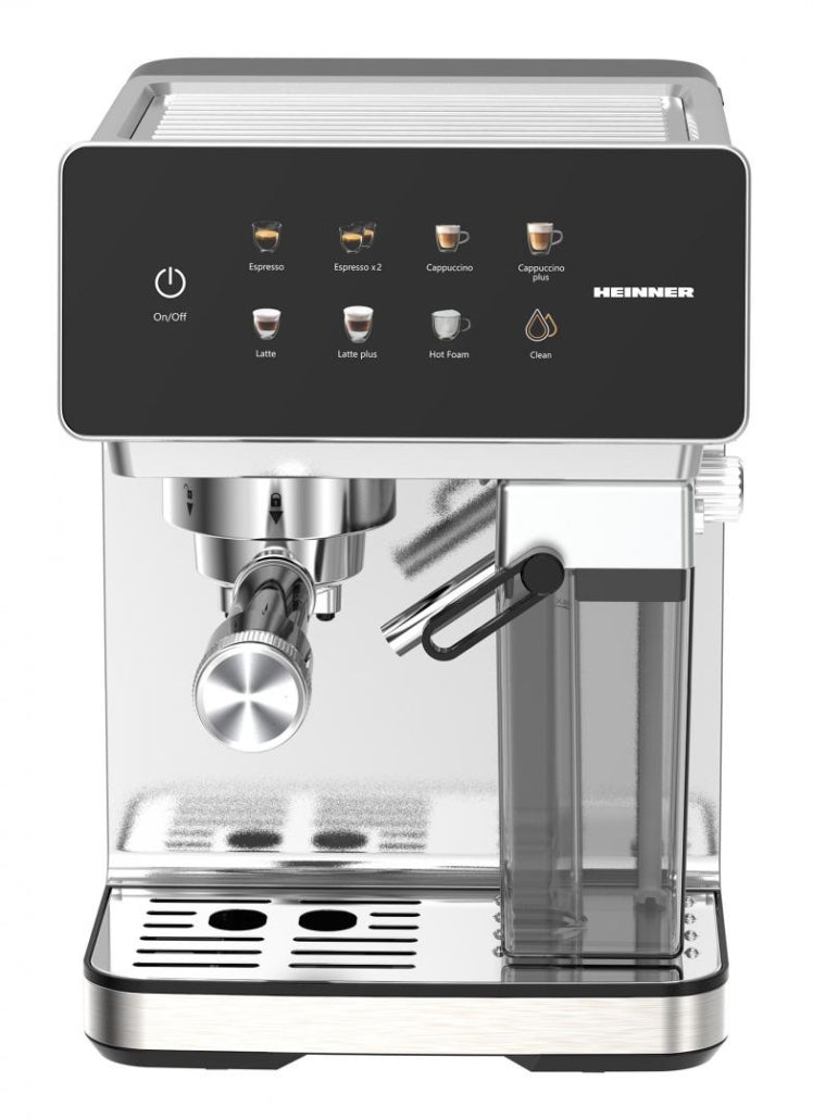 [RESIGILAT] Espressor Manual Heinner HEM-LK20DMLK | 20 Bar, 1.2L, Display Digital, Inox