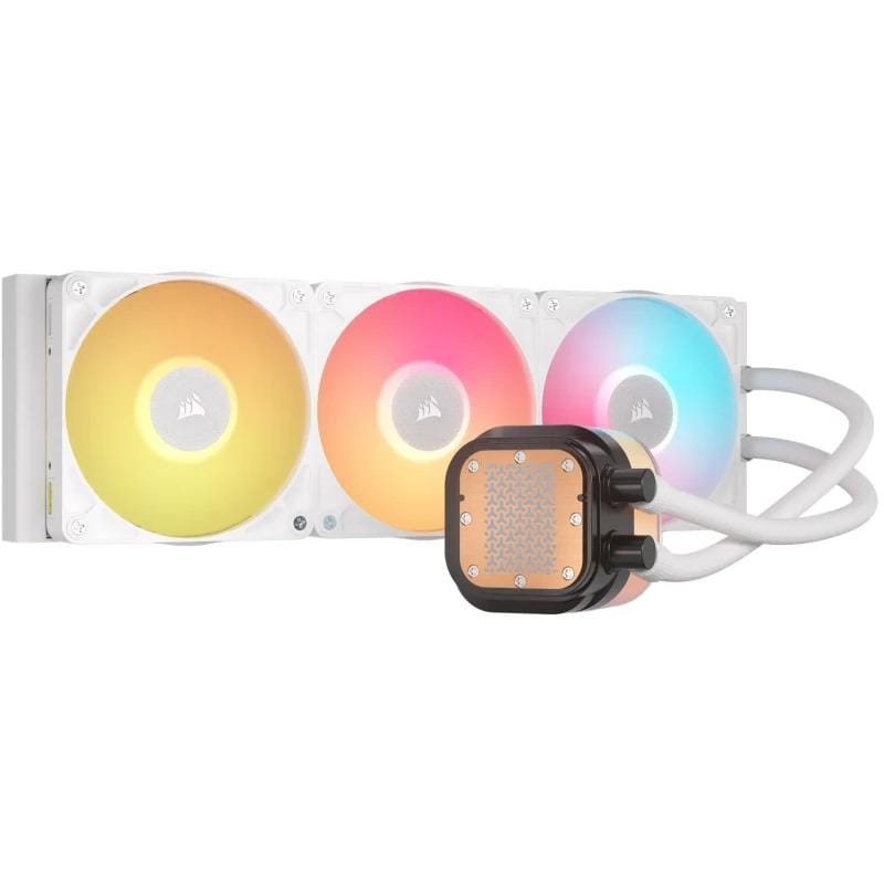 Corsair Cooler procesor Cooler Procesor CORSAIR iCUE LINK TITAN 360 RX LCD CW-9061026-WW | Alb, LCD, 360mm, Racire Lichid