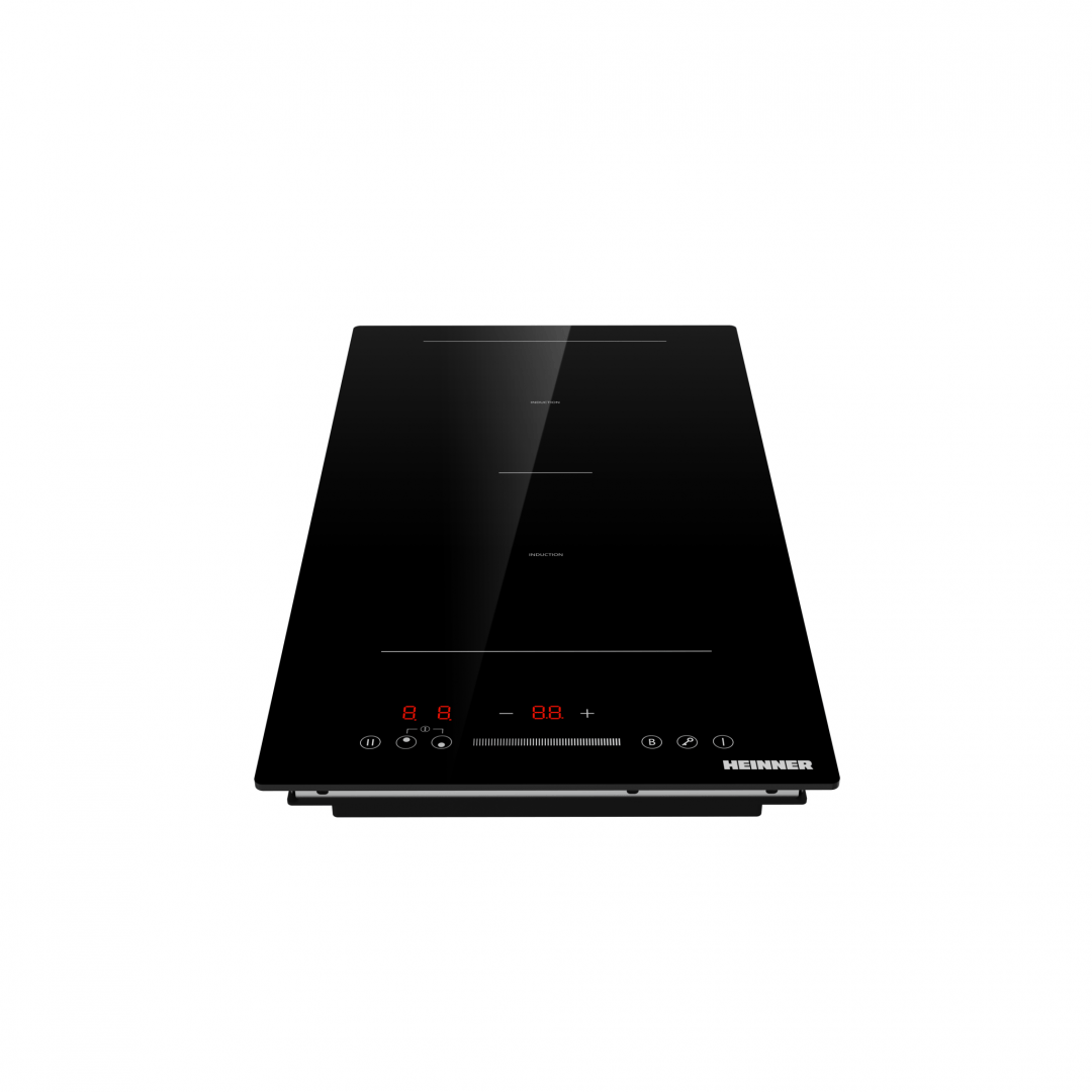 Heinner Plita incorporabila Plita Incorporabila Heinner HBHI-M2ZB1FXTC | 2 Zone, Inductie + Gaz, Touch Control, 30x52cm