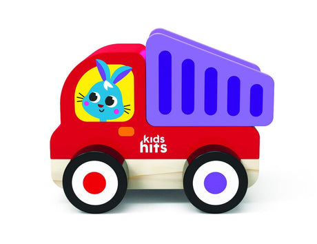 Kids Hits Jucării Jucarie Kids Hits KH20/016 | Camion Gunoi, Lemn, Educativ, Ecologic