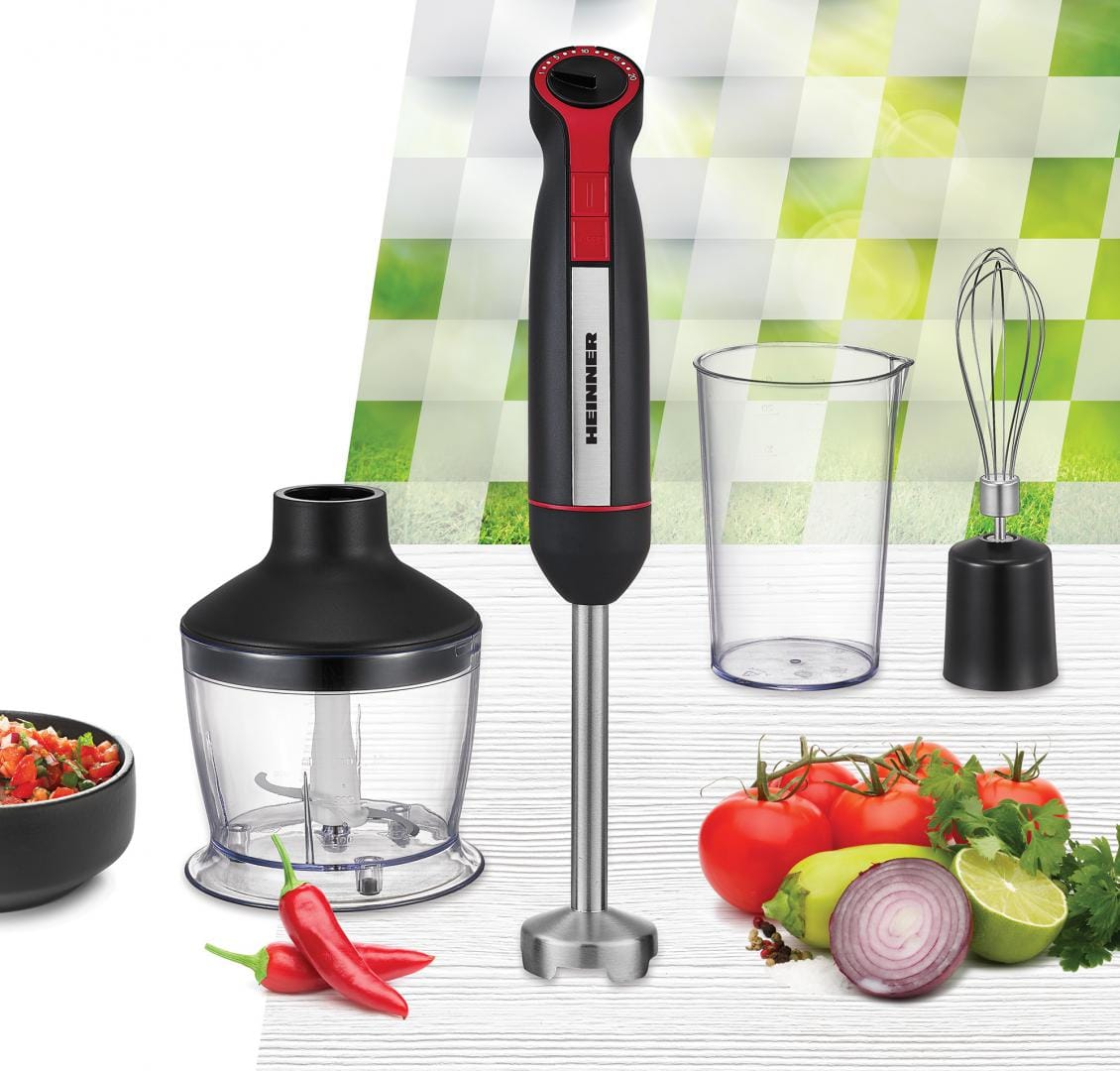 Heinner Blender Blender de Mana Heinner HHB-DC1200BKRD | 1200W, Negru/Rosu, Inox